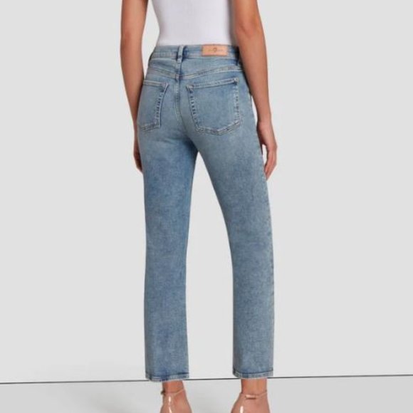 NWT! For all 7 Mankind LUXE VINTAGE HIGH WAIST SLIM KICK - Picture 4 of 6